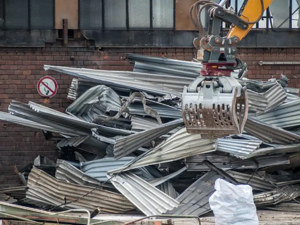 construction waste audit, scrap collection for builders, construction waste in London, demolition waste recycling, scrap metal recycling, Metal Scrap Ltd, London