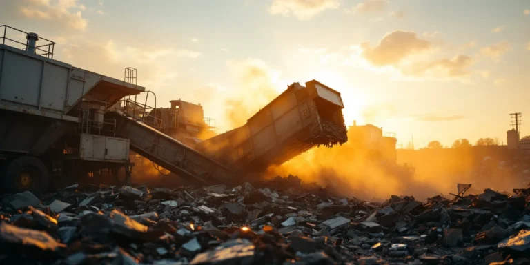 metal shredding in London, metal recycling process in London, metal shredding process, London scrap yard